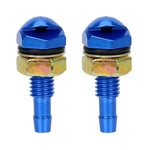 2pcs /Set Automotive Glass Washer Sprayer Aluminum Cap Nozzle