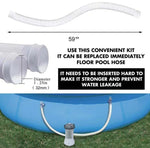 Para Bomba de Filtro de Piscina Intex Substituição, 1 Mangueira 2 Abraçadeiras, 2 Mangueiras 4 Abraçadeiras, 1 Mangueira 2 Abraçadeiras Azul, 2 Mangueiras 4 Abraçadeiras Azul