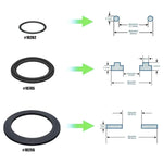 Para Válvulas de Êmbolo de Piscina Intex Kit de Anéis de Borracha O-Ring 25076RP, 6pcs /Conjunto, 2pcs 10745, 2pcs 10262, 2pcs 10255