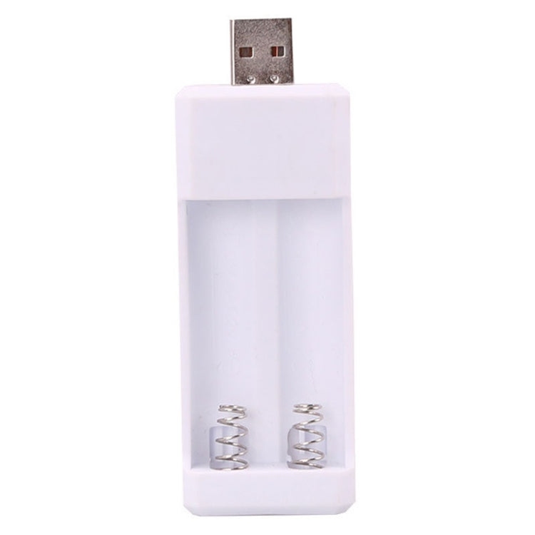 Carregador de Bateria Recarregável USB para Pilhas AA / AAA com 2 Slots, USB 2 Slots