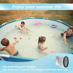 Adaptador de Mangueira Tipo B para Bombas de Piscina Intex 10722 / 25009, 1 Adaptador Tipo B