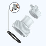 Adaptador de Mangueira Tipo B para Bombas de Piscina Intex 10722 / 25009, 1 Adaptador Tipo B