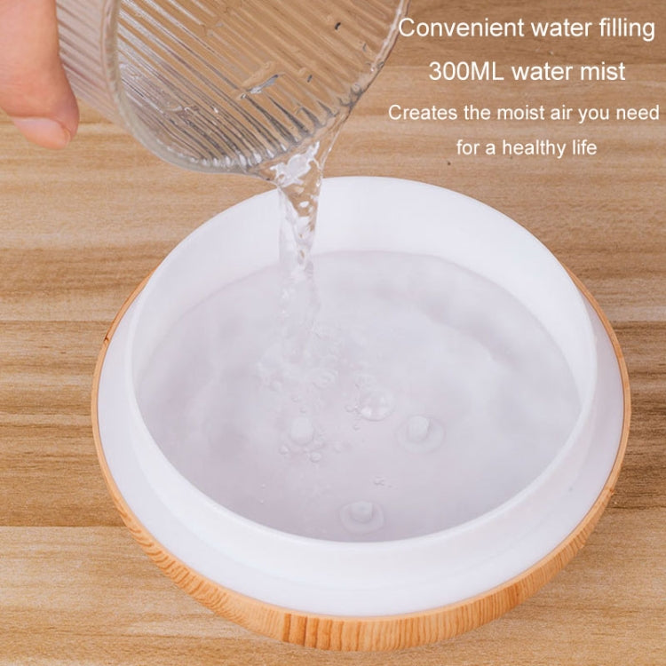 Difusor de Aromaterapia com Luz LED, Pequeno Vaso para Casa, Humidificador Silencioso 2 em 1