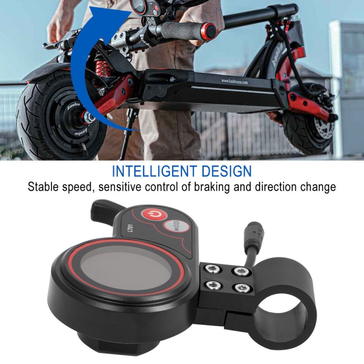LT01 Instrumento de Ecrã de 6 Pinos para Scooter Elétrico para Kaabo Mantis8 / Mantis10 / WOLF WARRIOR X, LT01 6 Pinos