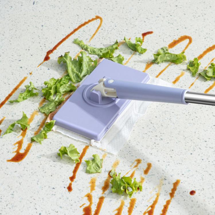 Pano de Limpeza Pequeno com Mopa, Limpeza Automática de Chão Sem Uso das Mãos para Pessoas Preguiçosas