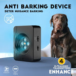 Dispositivo Anti-Latido para Cães com 4 Transmissores Ultrassónicos Reforçados e 3 Níveis Ajustáveis, 4 Cabeças