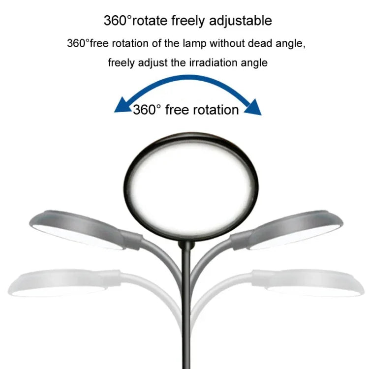 Luz LED de 5W para Aquário com Clipe USB para Plantas Aquáticas Translúcidas