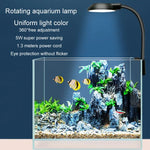 Luz LED de 5W para Aquário com Clipe USB para Plantas Aquáticas Translúcidas