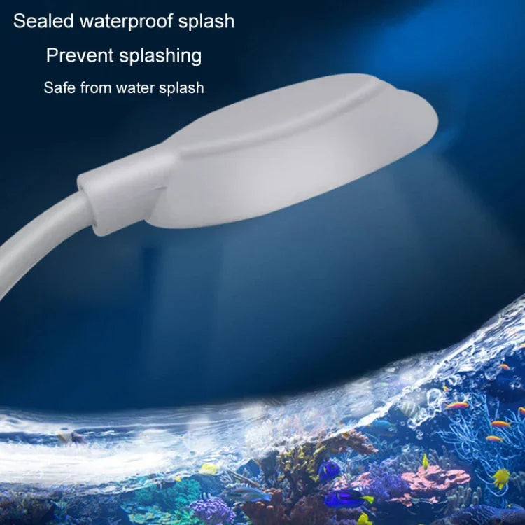 Luz LED de 5W para Aquário com Clipe USB para Plantas Aquáticas Translúcidas