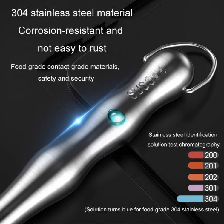 Escova para Panelas em Fio de Aço 304 Espessado e Alargado, Escova de Limpeza em Aço Inoxidável para Cozinha, 25,5cm