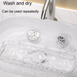 Bathroom No-Punch Suction Cup Shelf Household Restroom Wall Mounted Organizing Rack