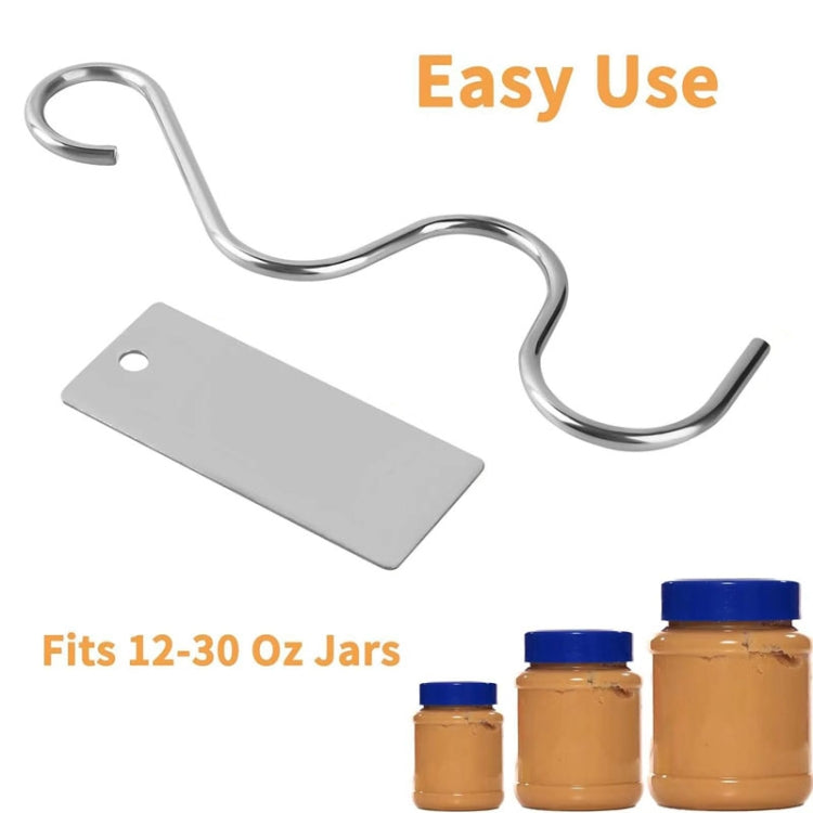Misturador de Manteiga de Amendoim em Aço Inoxidável, Material de Grau Alimentar, Ferramenta de Mistura para Manteiga e Compota na Cozinha, Modelo Regular, Modelo Atualizado