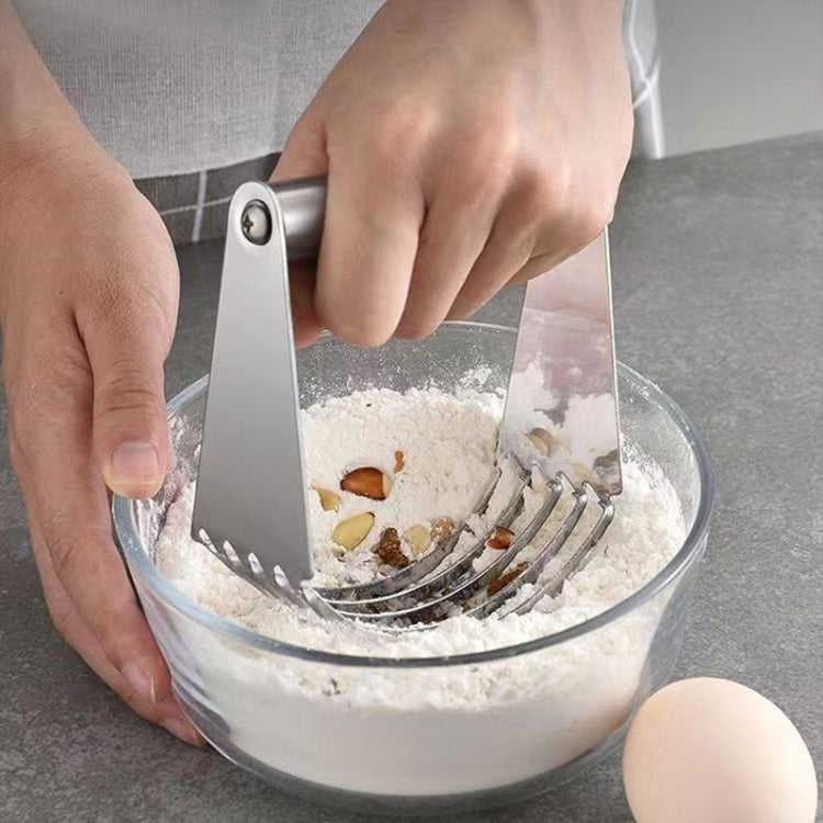 Cortador em Aço Inoxidável, Misturador de Massa Curvo de 5 Camadas, Gadgets para Cozinha e Panificação