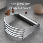 Cortador em Aço Inoxidável, Misturador de Massa Curvo de 5 Camadas, Gadgets para Cozinha e Panificação