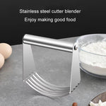 Cortador em Aço Inoxidável, Misturador de Massa Curvo de 5 Camadas, Gadgets para Cozinha e Panificação