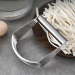 Cortador em Aço Inoxidável, Misturador de Massa Curvo de 5 Camadas, Gadgets para Cozinha e Panificação