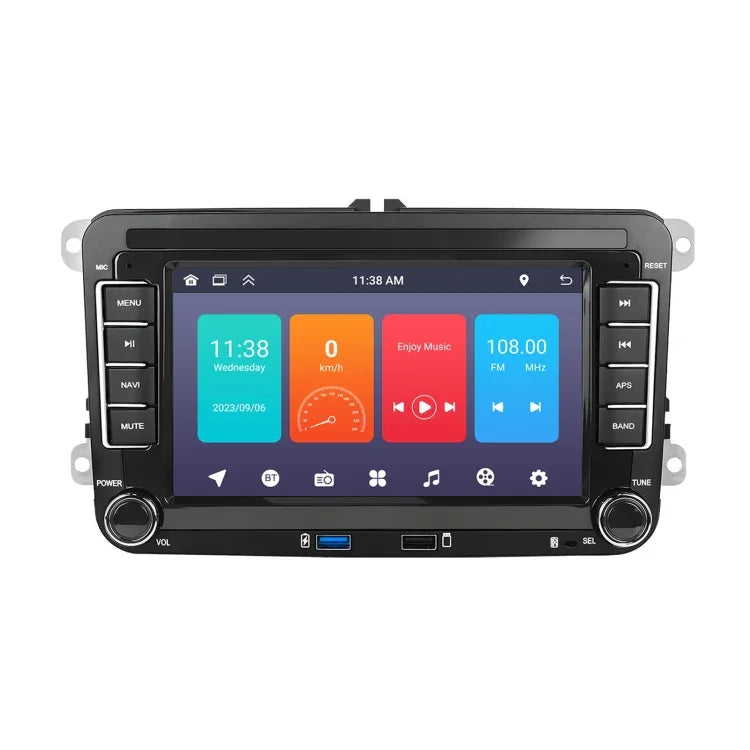 Máquina Integrada para Volkswagen/Skoda com Ecrã Grande, Player 1+32G, Carplay Android, Navegação e Câmara de Marcha-atrás, 1+32G
