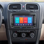 Máquina Integrada para Volkswagen/Skoda com Ecrã Grande, Player 1+32G, Carplay Android, Navegação e Câmara de Marcha-atrás, 1+32G