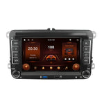 Máquina Integrada para Volkswagen/Skoda com Ecrã Grande, Player 2+64G, Carplay Android, Navegação e Câmara de Marcha-atrás, 2+64G