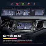 Máquina Integrada para Volkswagen/Skoda com Ecrã Grande, Player 2+64G, Carplay Android, Navegação e Câmara de Marcha-atrás, 2+64G