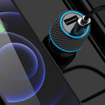 QIAKEY Dual Fast Charging Charger One To Two Cigarette Lighter, TH218 36W, TH219 48W, TH215 43W, TH229 95W