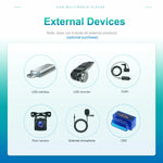 Navegador Android de Ecrã Grande 13,1 polegadas 4+64G com APK de Mapa Universal / Carplay / Imagem de Reversão, 13,1 polegadas