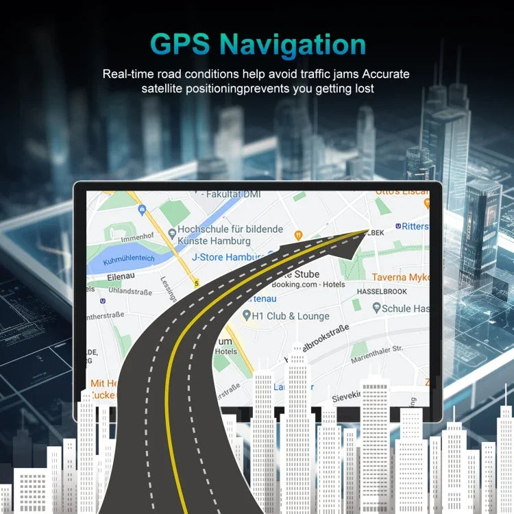 Navegador Android de Ecrã Grande 13,1 polegadas 4+64G com APK de Mapa Universal / Carplay / Imagem de Reversão, 13,1 polegadas