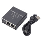 Divisor de Rede Gigabit Partilhador de Rede Divisor de Cabo RJ45, 1 Para 3, 1 Para 4
