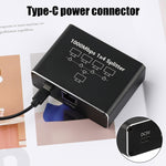 Divisor de Rede Gigabit Partilhador de Rede Divisor de Cabo RJ45, 1 Para 3, 1 Para 4
