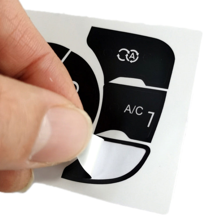 For Citroen C4L 2014-2018 Air Conditioning Door Lock Button Repair Sticker