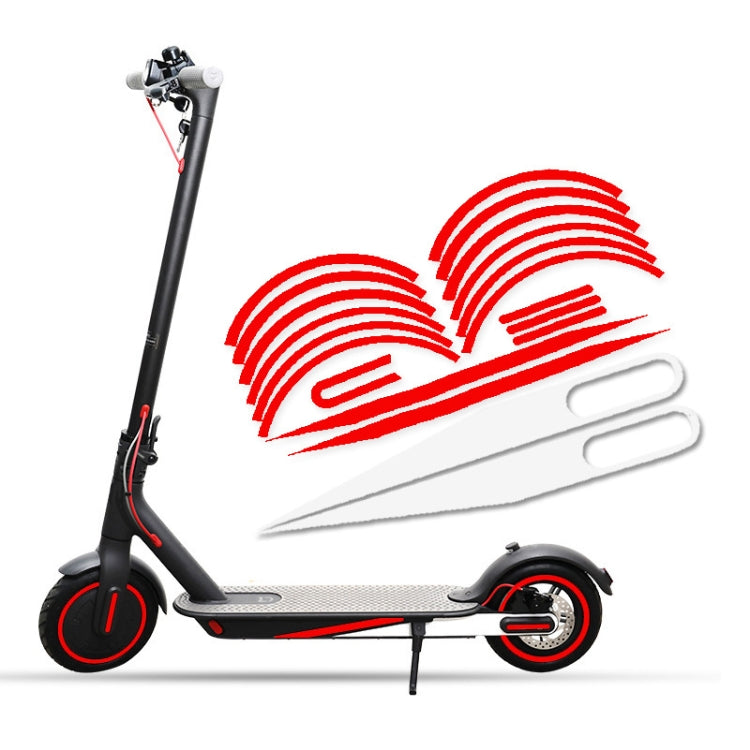 Autocolante Reflector Impermeável de Aviso para Scooter Xiaomi Mijia M365/1s/Pro/Pro2