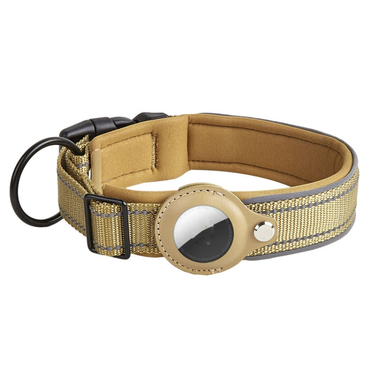Para AirTag 2ª Geração / AirTag 1ª Geração Colar para Cão com Forro de Neopreno Reflector para Animais, S, M, L, XL