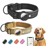 Para AirTag 2ª Geração / AirTag 1ª Geração Colar para Cão com Forro de Neopreno Reflector para Animais, S, M, L, XL