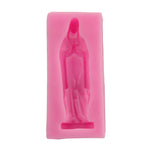 Moldes de Silicone para Fondant Virgin Mary, Moldes DIY para Chocolate e Massa, Ferramenta para Pastelaria