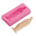 Moldes de Silicone para Fondant Virgin Mary, Moldes DIY para Chocolate e Massa, Ferramenta para Pastelaria