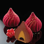 Molde para Bolo Mousse em Espiral, Molde de Silicone para Sobremesa Francesa de Chocolate em Forma de Cebola, GT-105 Simples, GT-106 com 6 Cavidades, GT-9 com 15 Cavidades