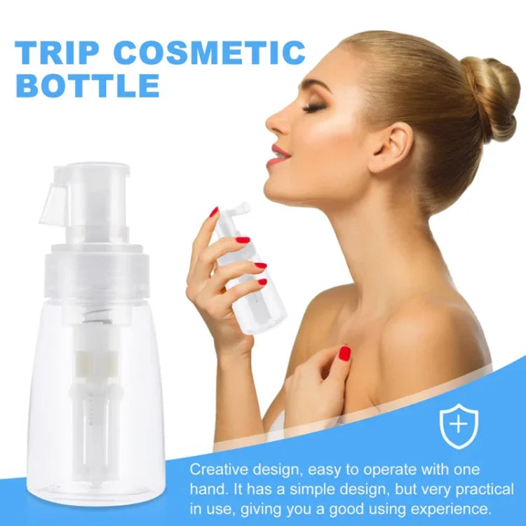 Frasco de Spray para Pó Antitranspirante Portátil Frasco de Plástico Vazio, 180ml