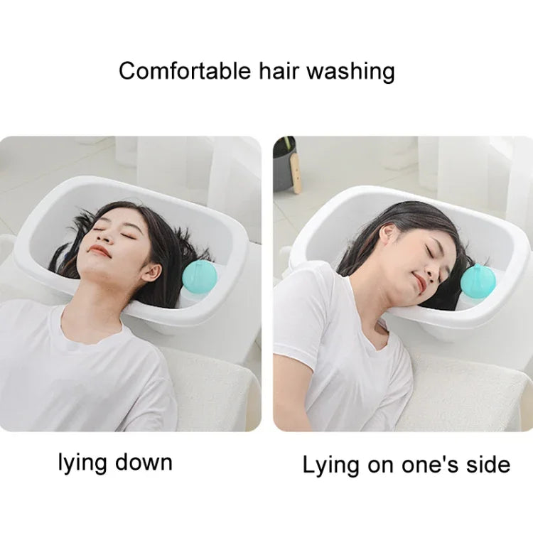 Bacia portátil para lavar cabelo na cama para feridos, idosos, grávidas