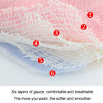2 peças de babetes impermeáveis para recém-nascidos, com pétalas, seis camadas de gaze de algodão, rosa cedro