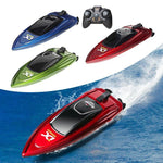 Barco de controlo remoto mini 2.4G para crianças, submarino elétrico para brincar na água no verão, brinquedos para rapazes