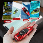 Barco de controlo remoto mini 2.4G para crianças, submarino elétrico para brincar na água no verão, brinquedos para rapazes