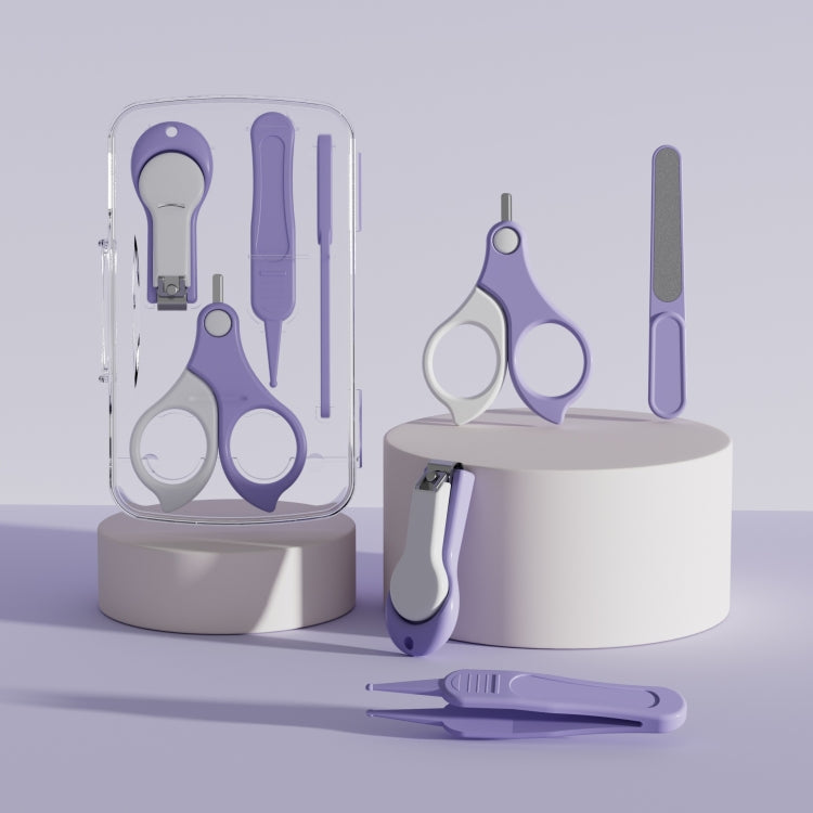Conjunto de 4 em 1 de corta-unhas para bebé, kit portátil de cuidados infantis para viagem