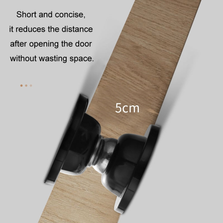 No Punching Silicone Household Strong Magnetic Silent Anti-collision Door Stopper, Transparent, Black, White