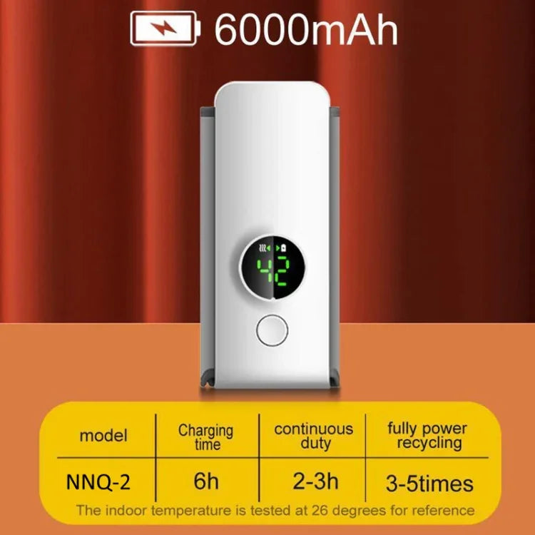 Aquecedor de Biberão para Bebé 18W 6000mAh com Ecrã Digital Ajuste de Temperatura em 6 Níveis, NNQ-2