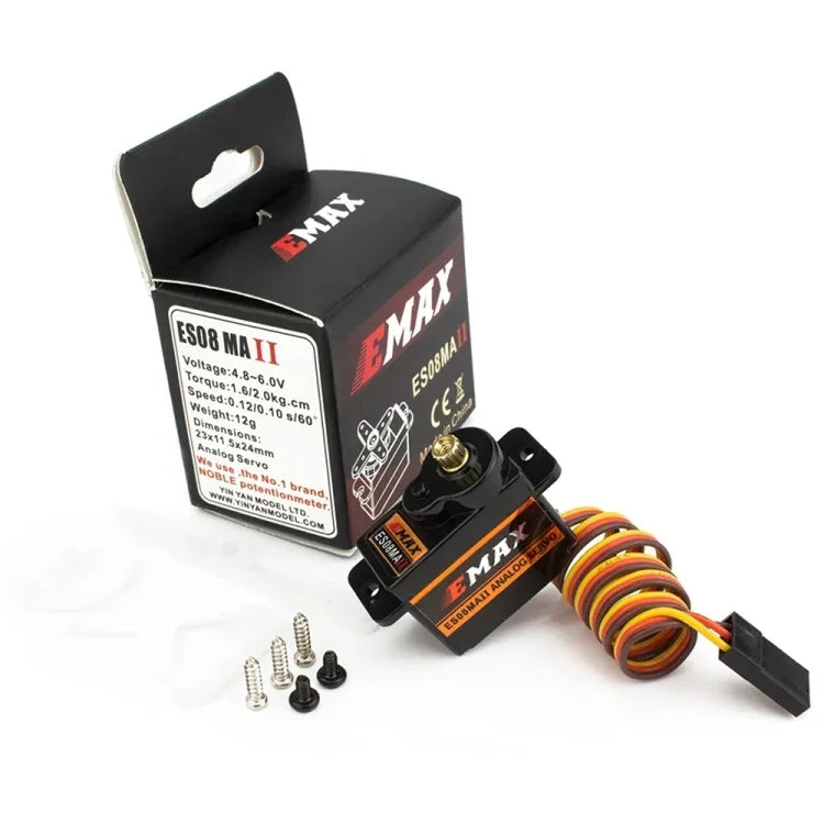 Servo micro metálico EMAX ES08MA II 12g, EMAX ES08MA II