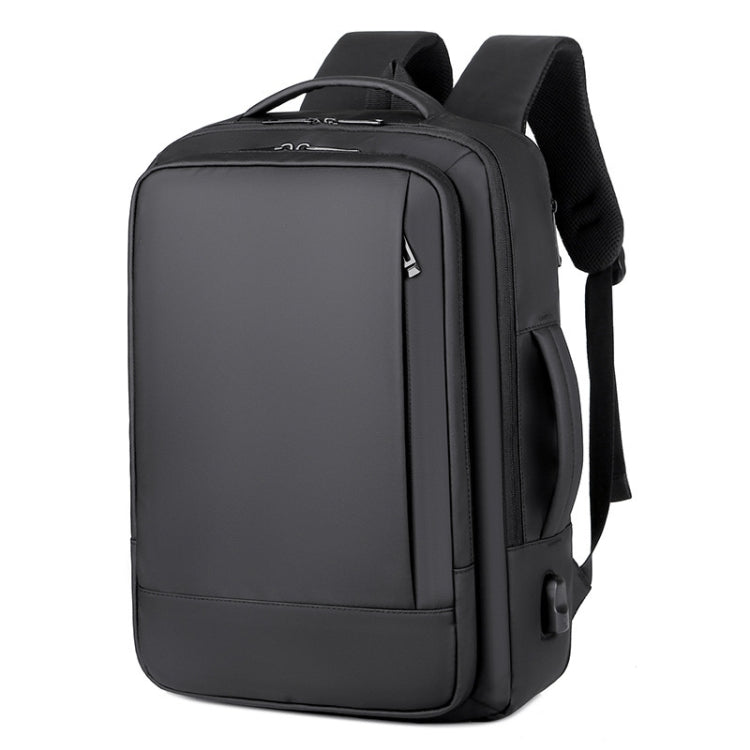 Mochila Expansível Impermeável para Portátil com Porta USB