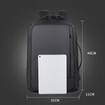 Mochila Expansível Impermeável para Portátil com Porta USB