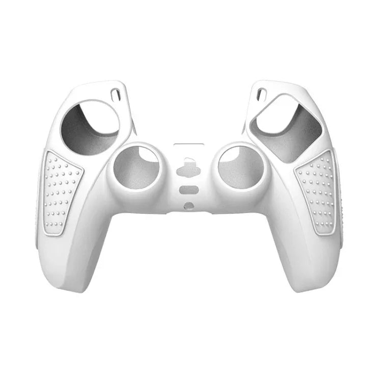 Capa protetora de silicone para comando PS5, antiderrapante, macia, branca, azul, preta, branco+2 botões, azul+2 botões, preto+2 botões, branco+8 botões, azul+8 botões, preto+8 botões
