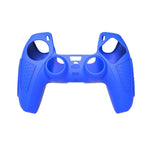 Capa protetora de silicone para comando PS5, antiderrapante, macia, branca, azul, preta, branco+2 botões, azul+2 botões, preto+2 botões, branco+8 botões, azul+8 botões, preto+8 botões