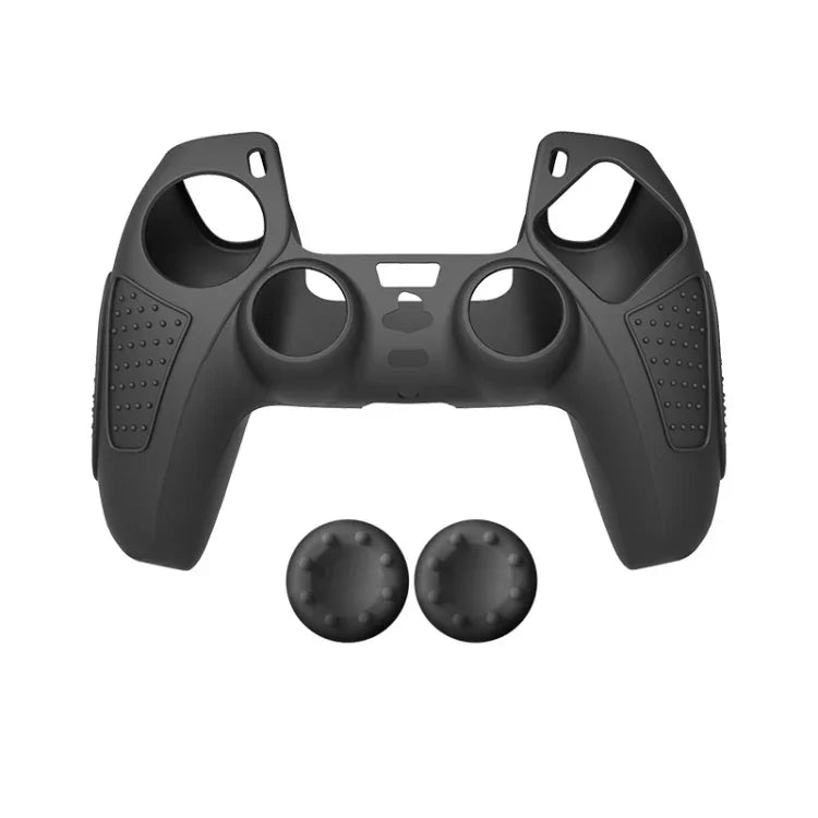 Capa protetora de silicone para comando PS5, antiderrapante, macia, branca, azul, preta, branco+2 botões, azul+2 botões, preto+2 botões, branco+8 botões, azul+8 botões, preto+8 botões